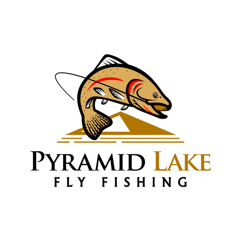 Pyramid Lake Fly Fishing Sticker 5x8