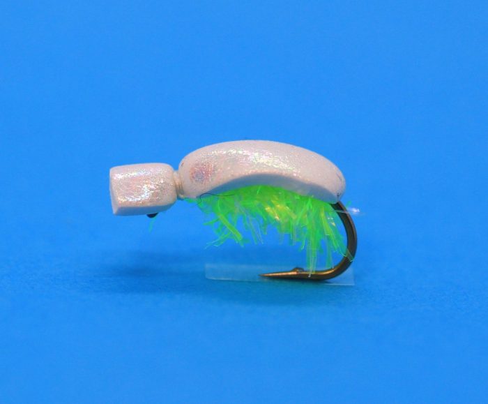 Loco Beetle - Chartreuse/White