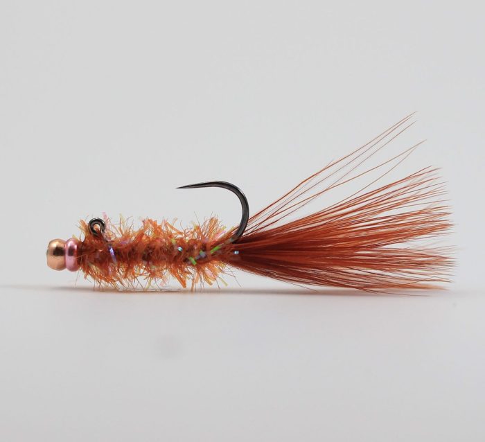 Pyramid Lake Balanced Leech - Root Beer Float