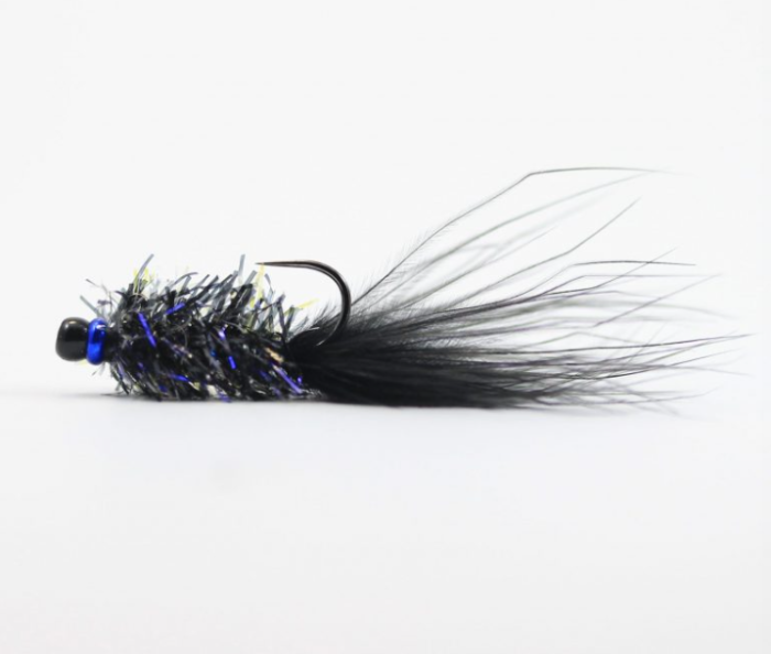 Pyramid Lake Balanced Leech - Black and Blue